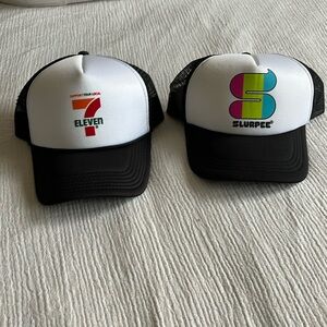 Two 7 Eleven Slurpee Trucker hats  🧢